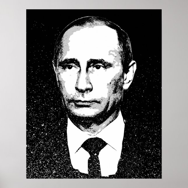 Póster Vladamir Putin enfrenta (Frente)