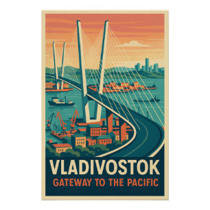 Póster Vladivostok - Puerta al Pacífico