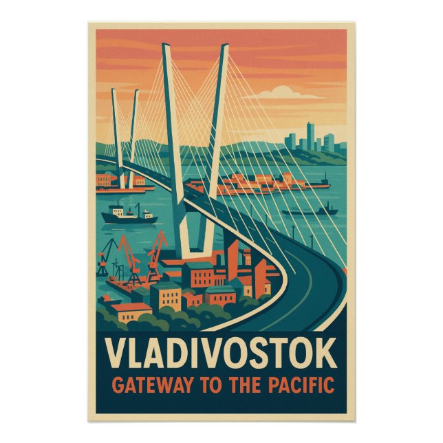 Póster Vladivostok - Puerta al Pacífico (Anverso)