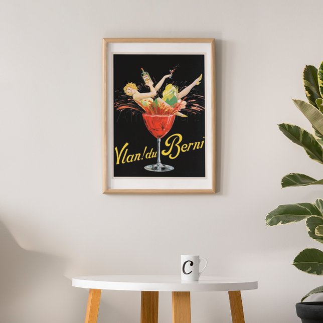 Póster "Vlan du Berni" Poster de publicidad de vino de ép (Subido por el creador)