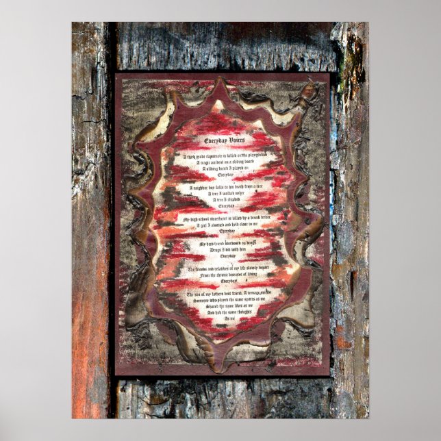 Póster Voces de Diario (Frente)