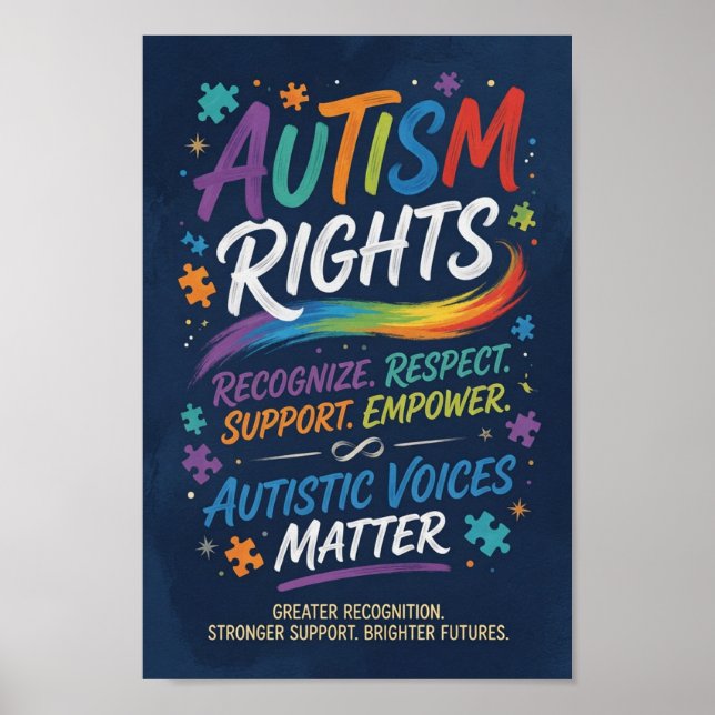 Póster Voces del Autismo (Frente)