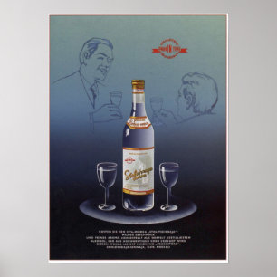 Póster Vodka de Stolichnaya del soviet de URSS que hace
