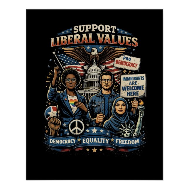 Póster Voices of Freedom (Anverso)