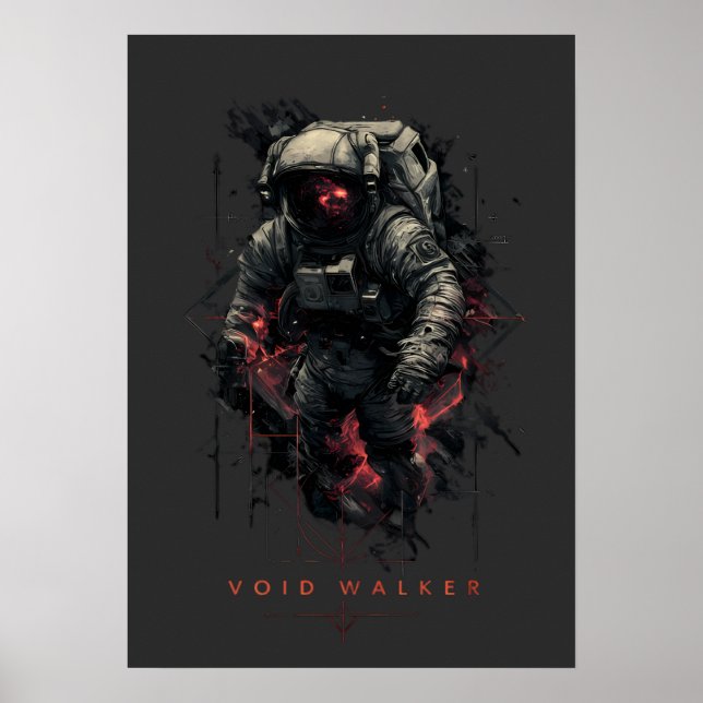 Póster Void Walker Astronaut Heavy Metal (Frente)
