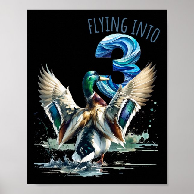 Póster Volando a la caza de túmulos 3 Fiestas de cumpleañ (Frente)