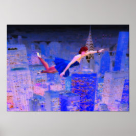 Póster Volando a través del mundo espiritual