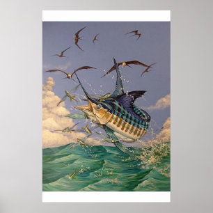 Póster "Volando arriba "