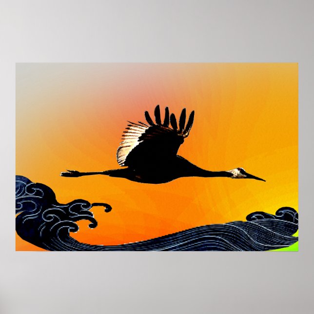 Póster Volando por los océanos (Frente)