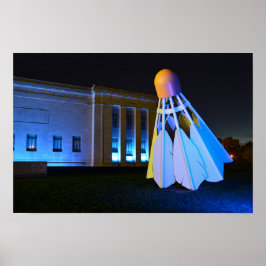 Póster Volante Azul Gigante, Kansas City, Missouri