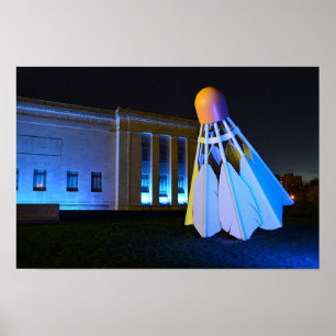 Póster Volante Azul Gigante, Kansas City, Missouri