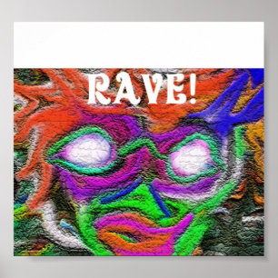 Póster Volante de Rave