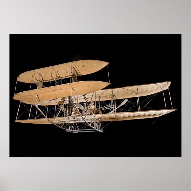 Póster Volante militar Wright de 1909 (Frente)