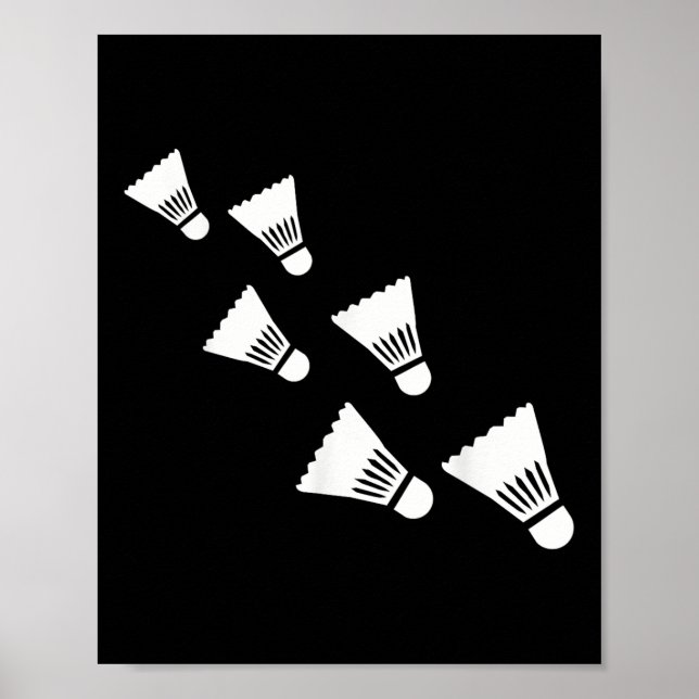 Póster Volantes de bádminton  (Frente)