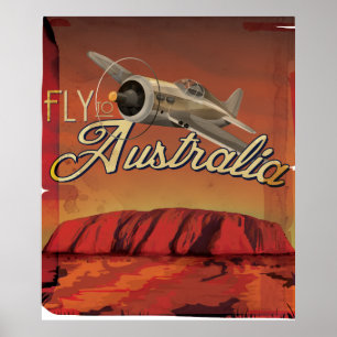 Póster Volar A Australia