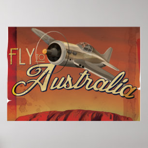 Póster Volar A Australia
