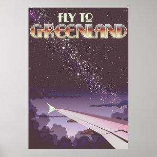 Póster Volar A Groenlandia
