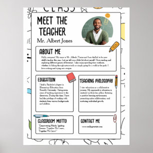 Póster Volar a la Escuela Folleto de Presentación del Pro