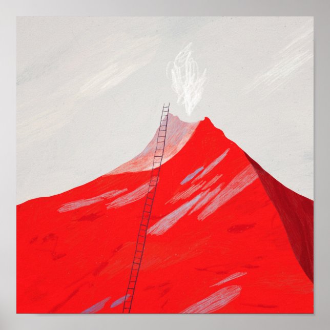 Póster Volcán (Frente)