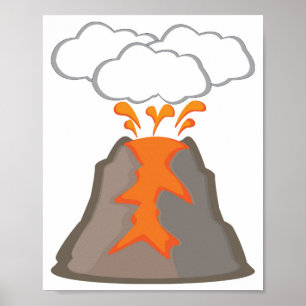 Póster Volcán