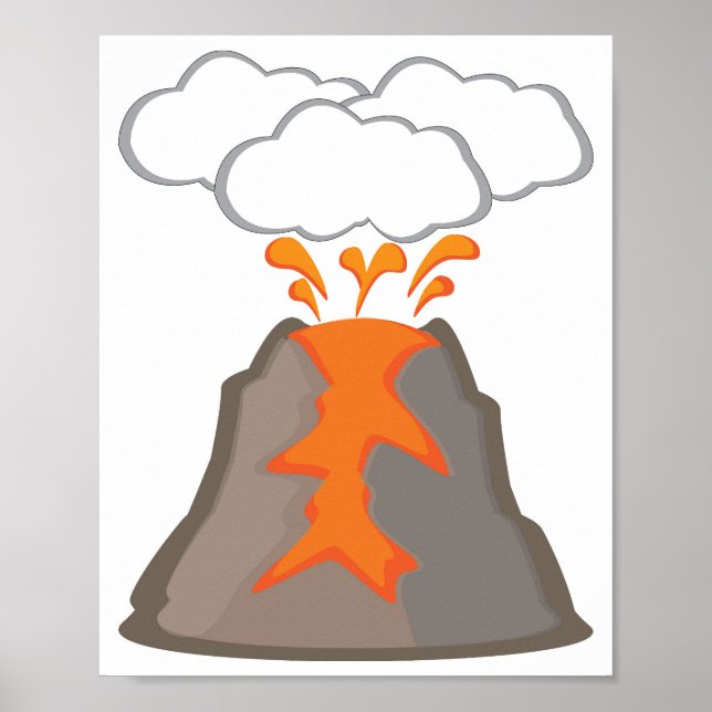 Póster Volcán (Frente)