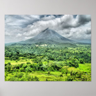 Póster Volcán Arenal - Costa Rica