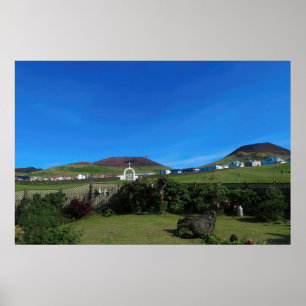 Póster Volcán Backyard