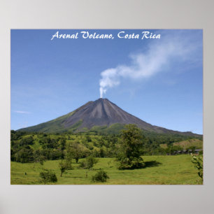 Póster Volcán Costa Rica de Arenal