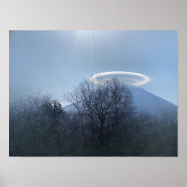 Póster Volcán de Japón (Frente)
