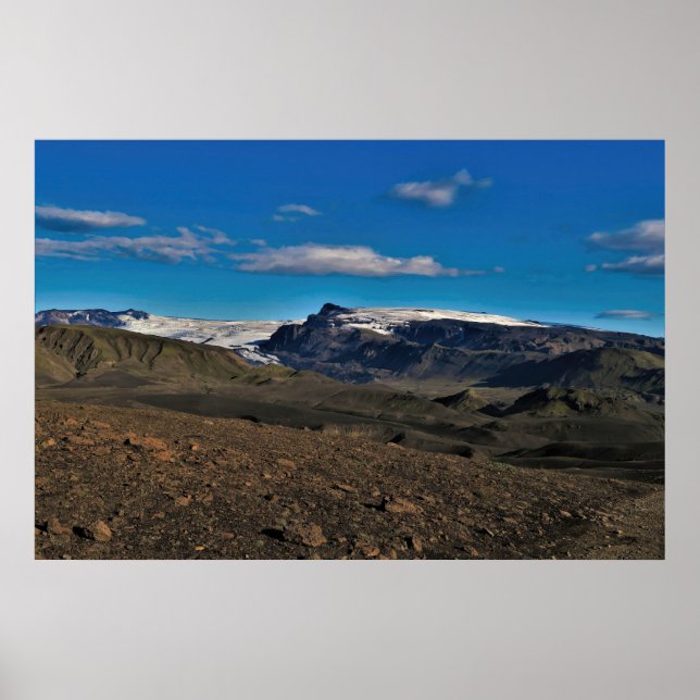 Póster Volcán Eyjafjallajökull (Frente)