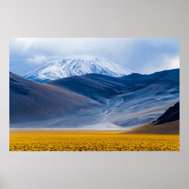 Póster Volcán Incahuasi, Argentina (Frente)