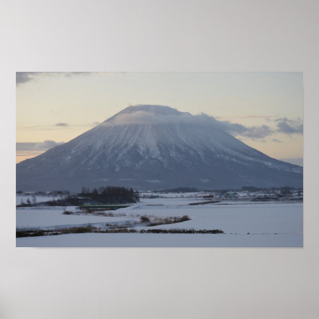 Póster Volcán Japonés (Frente)