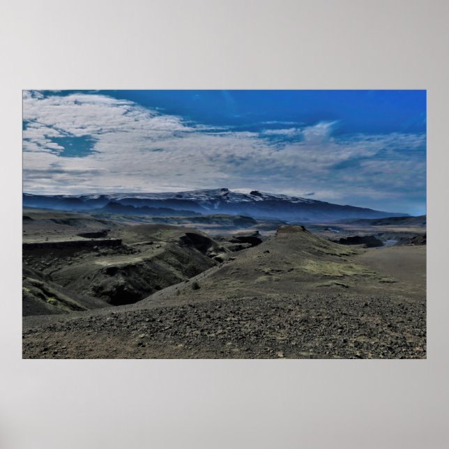 Póster Volcán Katla (Frente)