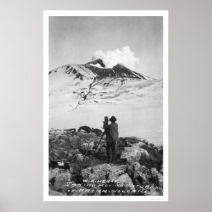 Póster Volcán Katmai Alaska 1913