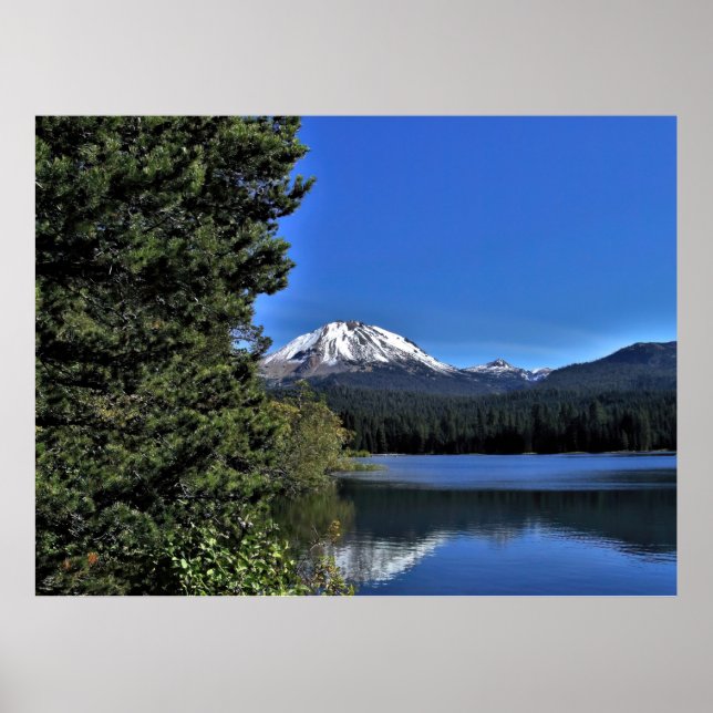 Póster Volcán Lassen (Frente)