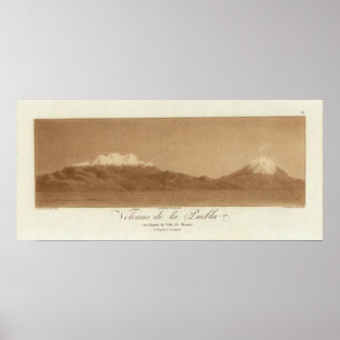 Póster Volcanes de Ciudad de México