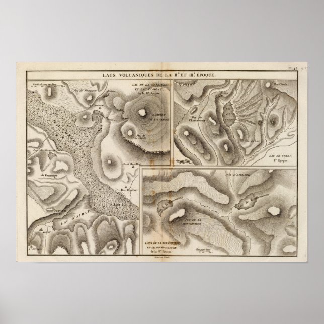 Póster Volcánicos de Lacs (Frente)