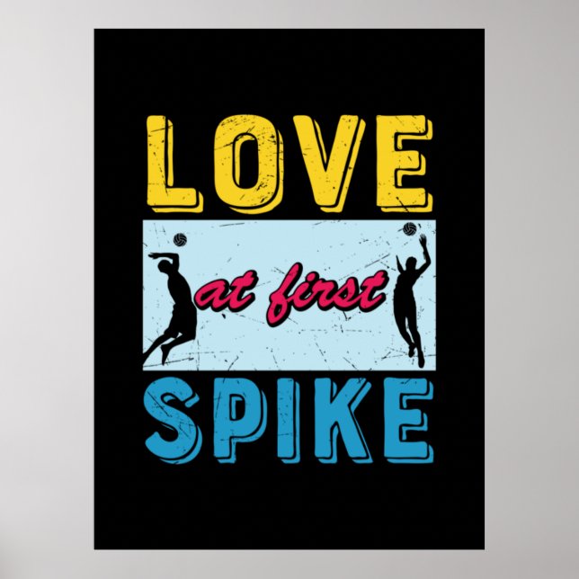 Póster Voleibol | Amor En First Spike (Frente)