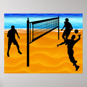 Póster Voleibol de playa