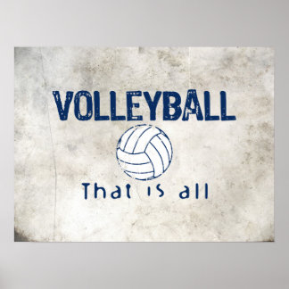Póster Voleibol, Eso Es Todo