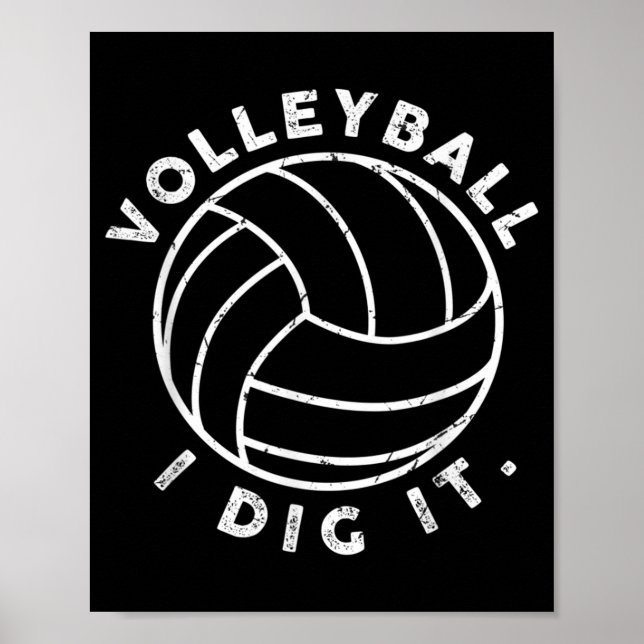 Póster Voleibol, lo cago divertido (Frente)