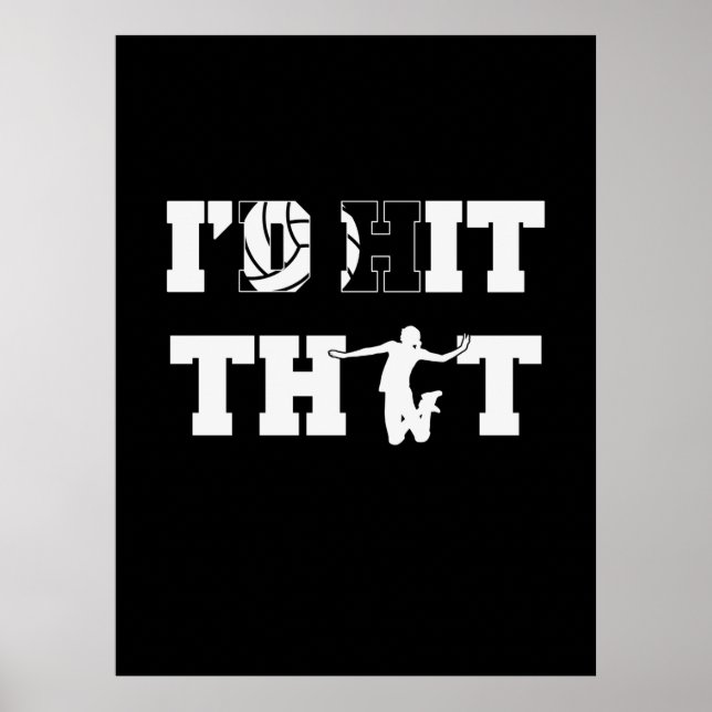 Póster Voleibol | Me Daría Eso (Frente)