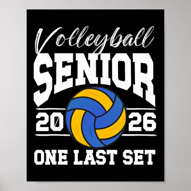 Póster Voleibol Senior 2026 Un último set Voleibol Senior (Frente)