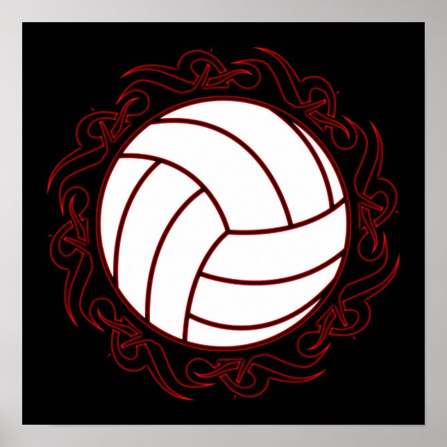 Póster voleibol tribal (Frente)
