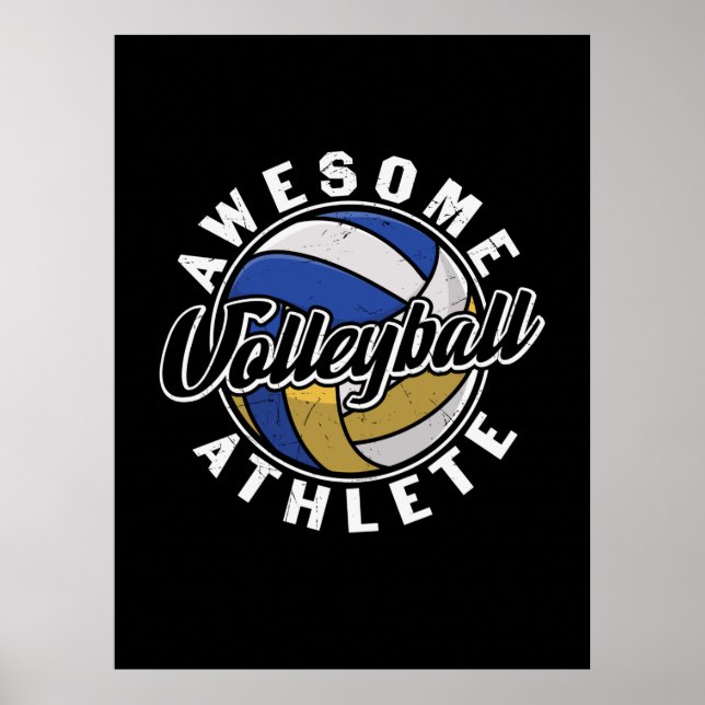 Póster Voleibol | Voleibol asombroso (Frente)