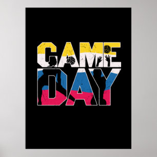 Póster Voleibol   Voleibol de día de juego