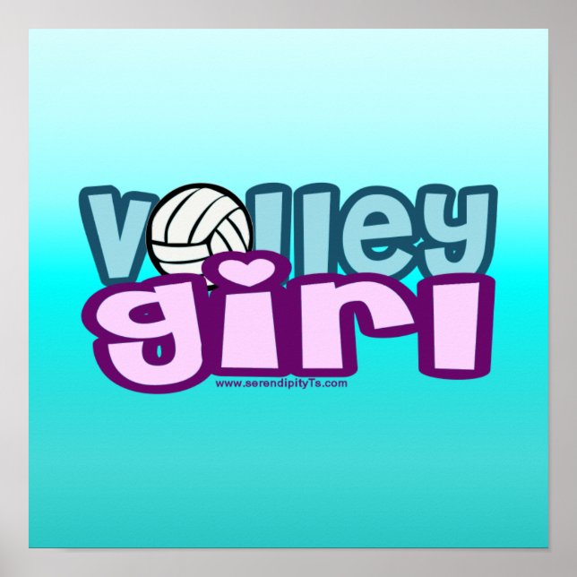 Póster Volley Girl (Frente)