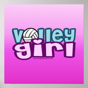 Póster Volley Girl