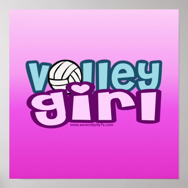 Póster Volley Girl (Frente)