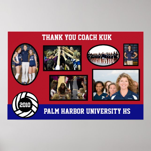 Póster VolleyChick Personalizado Poster de fotograma foto (Frente)